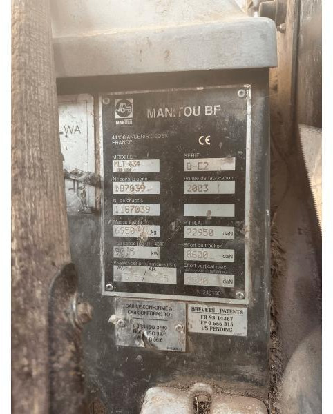 Telescopic handler MANITOU MLT 634 -120 LSU: picture 9 Telescopic handler MANITOU MLT 634 -120 LSU: picture 9