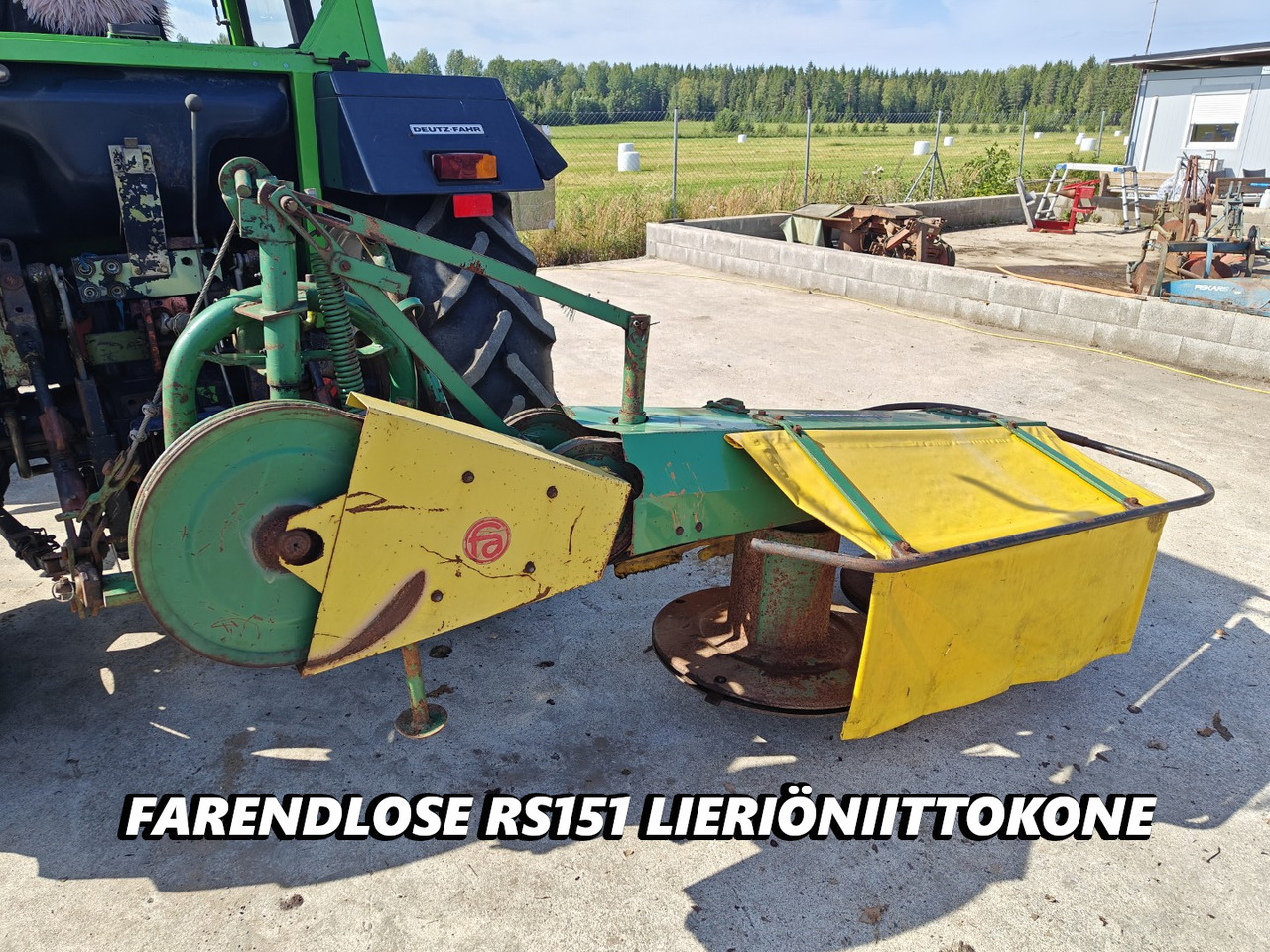 Farendlose RS151 lieriöniittokone - Mower: picture 1 Farendlose RS151 lieriöniittokone - Mower: picture 1