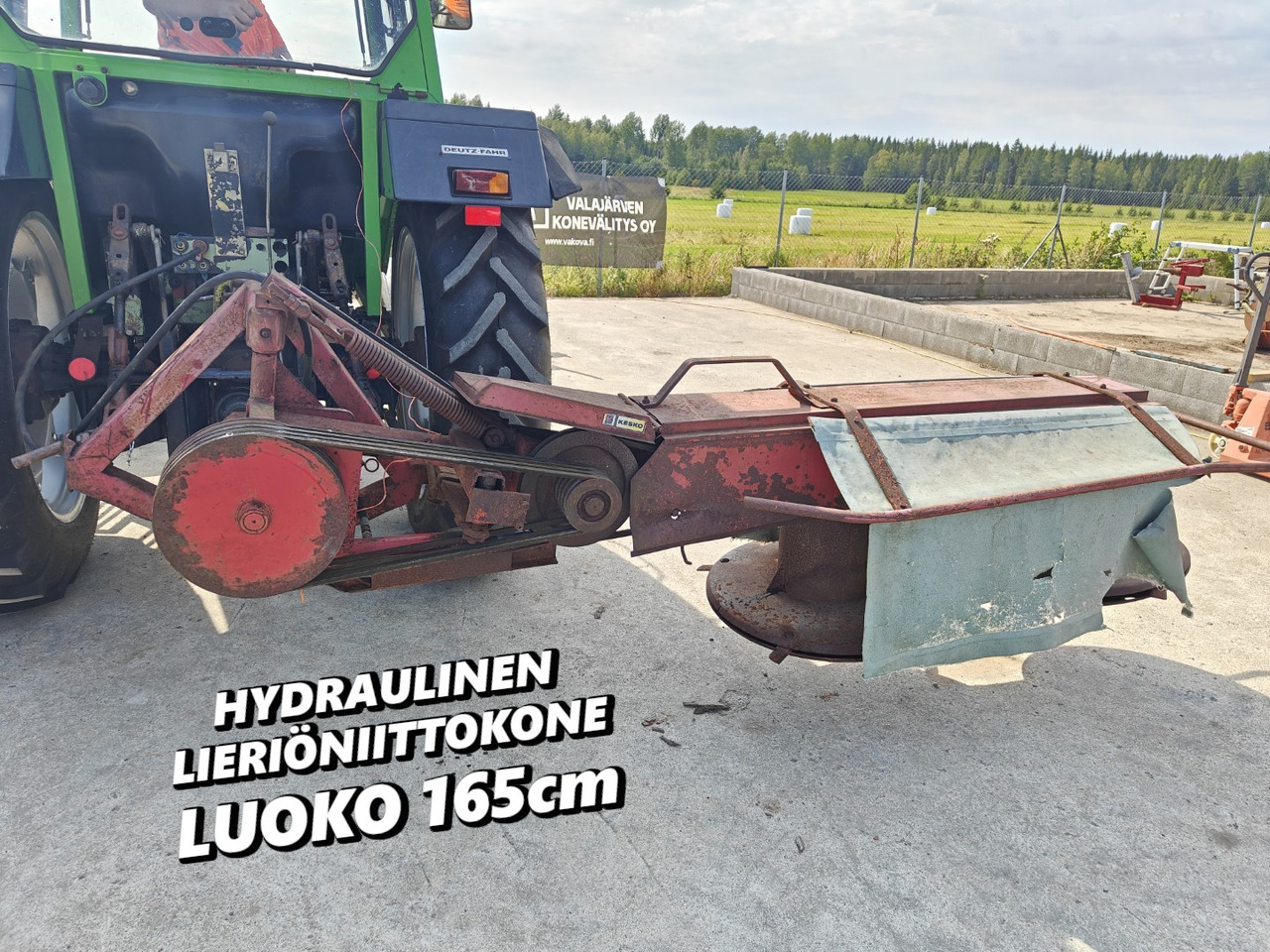 Luoko 165cm lieriöniittokone - hydraulinen - Mower: picture 1 Luoko 165cm lieriöniittokone - hydraulinen - Mower: picture 1