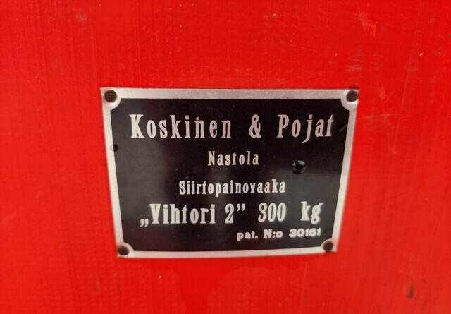 Vihtori 2 siirtopainovaaka - Post-harvest equipment: picture 3 Vihtori 2 siirtopainovaaka - Post-harvest equipment: picture 3