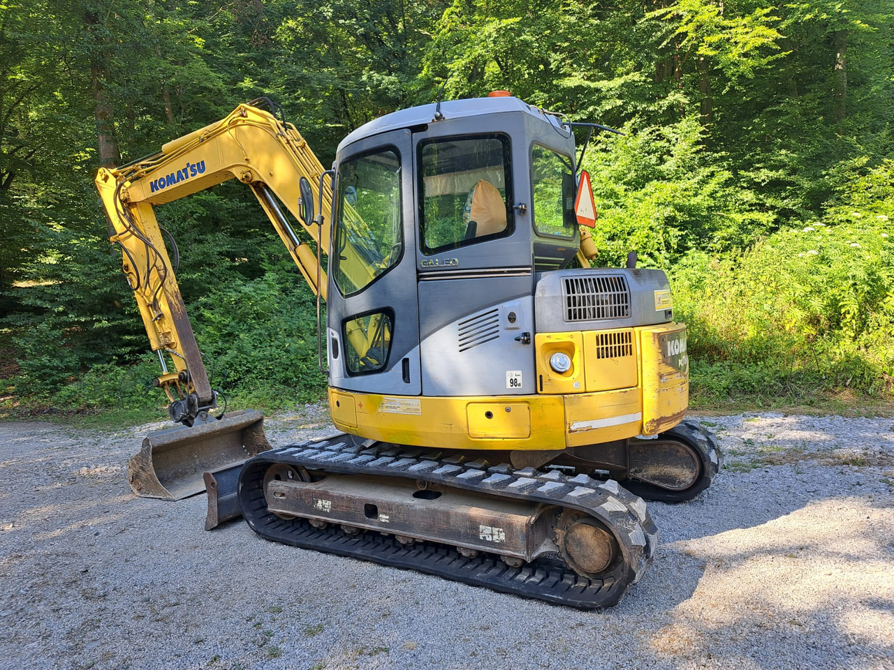 Crawler excavator KOMATSU PC 78 new tracks: picture 1