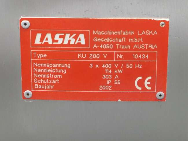 Laska vacuum bowl cutter KU200V leasing Laska vacuum bowl cutter KU200V: picture 12