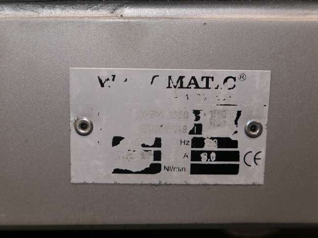 Packaging machinery Webomatic belt vacuum machine WBM 1350: picture 12
