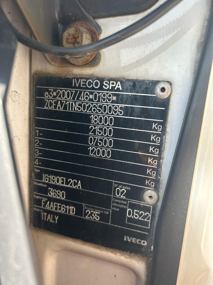 Cab chassis truck IVECO EUROCARGO 180-320: picture 16