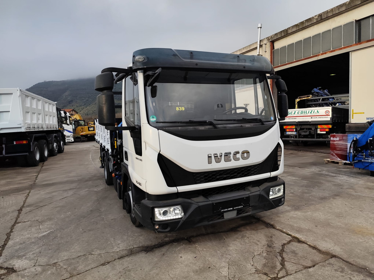 Tipper, Crane truck IVECO EUROCARGO 75-160: picture 37