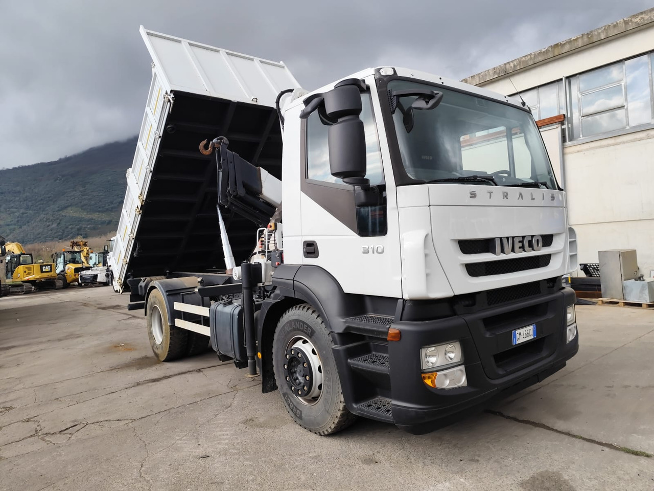 Crane truck, Tipper IVECO STRALIS AD 190S31P: picture 8