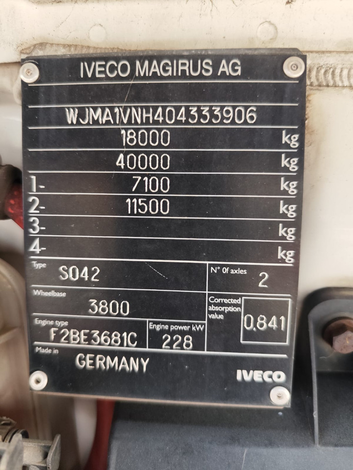 Crane truck, Tipper IVECO STRALIS AD 190S31P: picture 36