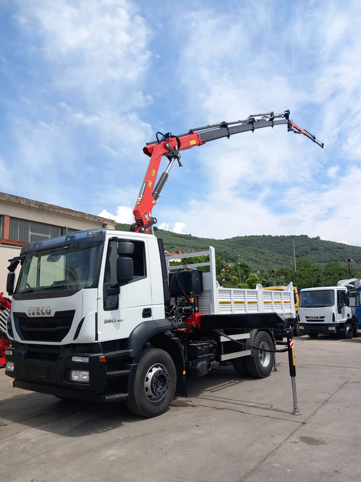 Crane truck, Tipper IVECO STRALIS AD 190S36: picture 27