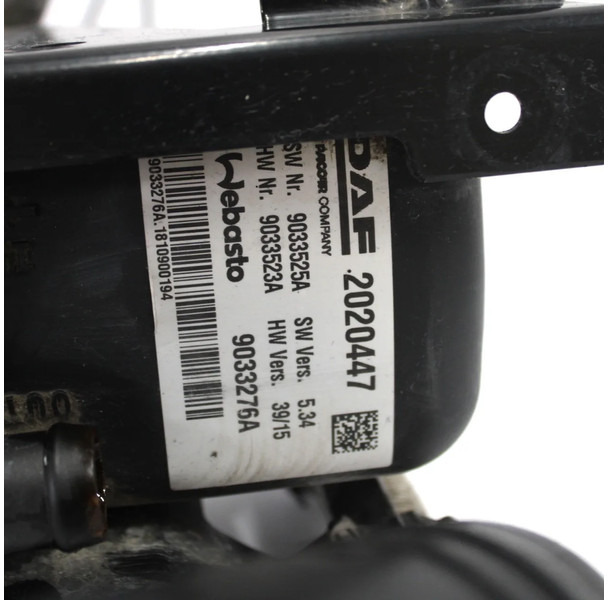 DAF XF106 Webasto 2020447 - Blower motor for Truck: picture 3 DAF XF106 Webasto 2020447 - Blower motor for Truck: picture 3