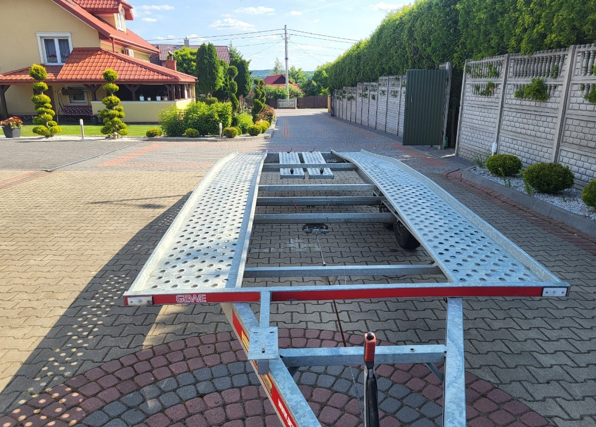 GEWE DMC 270kg długa 5m nowa nie używana Dmc Stan Idealny nowy - Autotransporter trailer: picture 5 GEWE DMC 270kg długa 5m nowa nie używana Dmc Stan Idealny nowy - Autotransporter trailer: picture 5