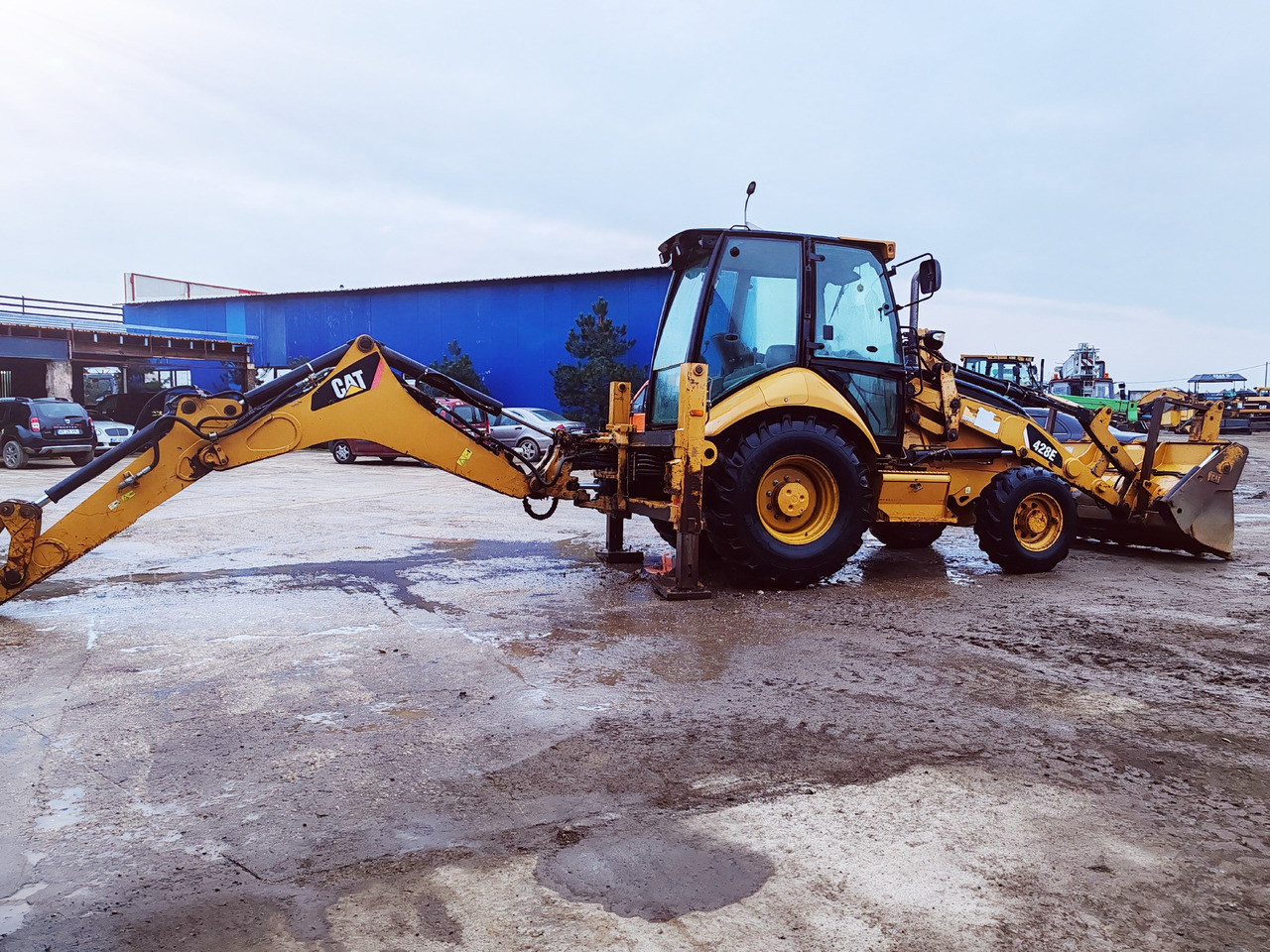 Backhoe loader CATERPILLAR 428E: picture 8
