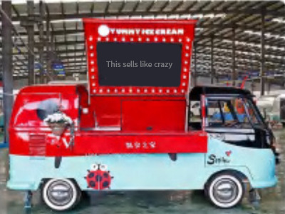 Deli Star Trailer Retro Minivan Fliptop 4300 Electric - EU standards - Vending trailer: picture 2 Deli Star Trailer Retro Minivan Fliptop 4300 Electric - EU standards - Vending trailer: picture 2