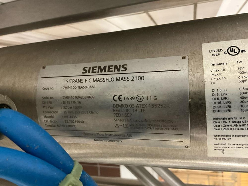 Siemens Sitrans F C MASS 2100 - Food processing equipment: picture 3 Siemens Sitrans F C MASS 2100 - Food processing equipment: picture 3