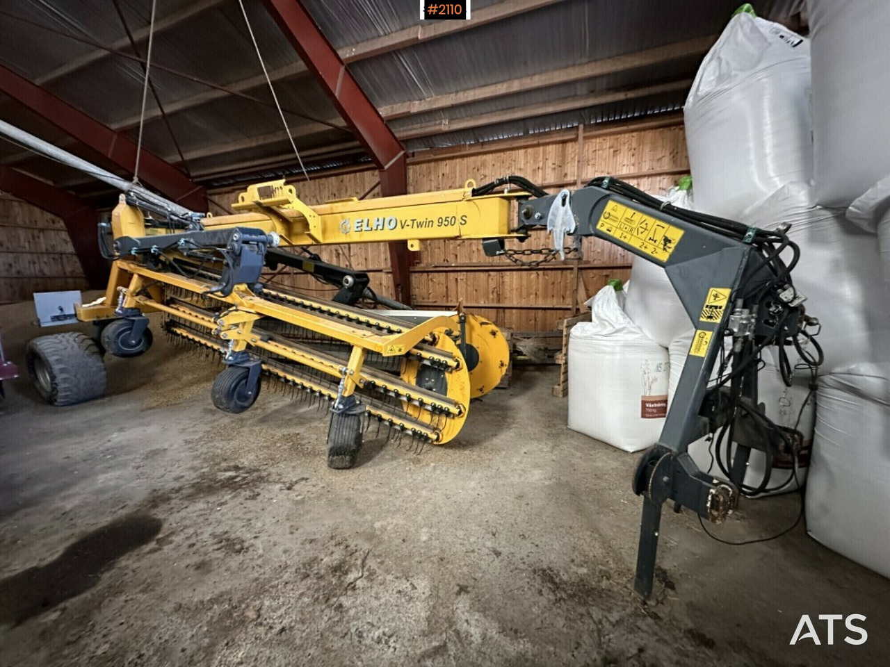 Towed Swathers ELHO V-Twin 950 S - Tedder/ Rake: picture 1 Towed Swathers ELHO V-Twin 950 S - Tedder/ Rake: picture 1