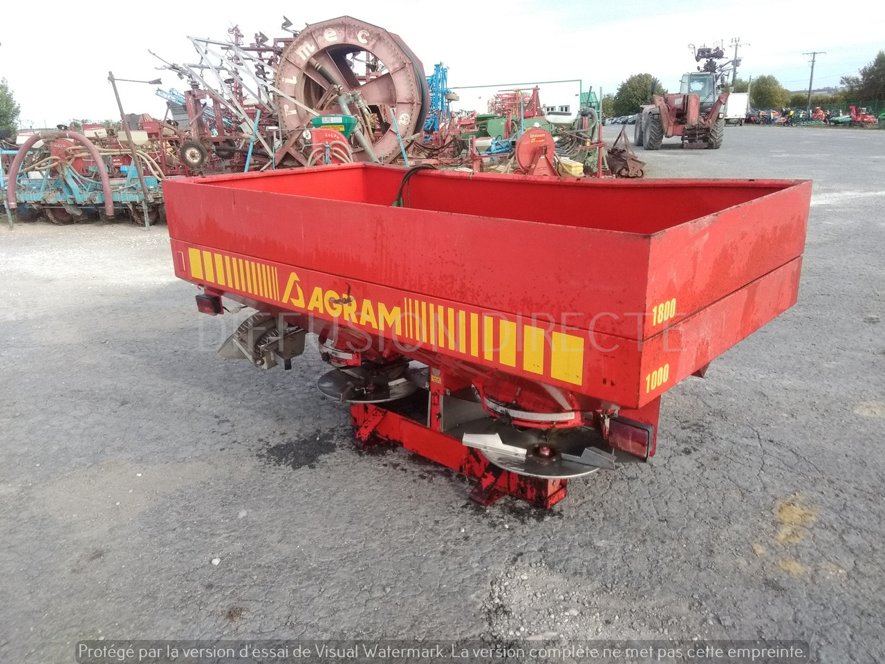AGRAM DISTRIBUTEUR D'ENGRAIS JET SPREAD 281 - Fertilizer spreader: picture 3 AGRAM DISTRIBUTEUR D'ENGRAIS JET SPREAD 281 - Fertilizer spreader: picture 3