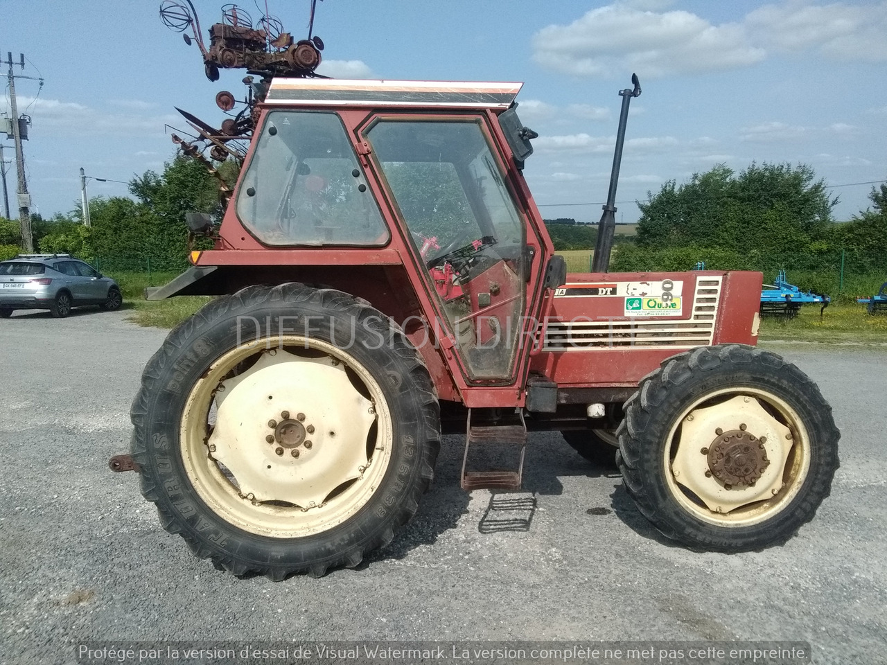 FIAT TRACTEUR AGRICOLE 80-90 DT - Farm tractor: picture 3 FIAT TRACTEUR AGRICOLE 80-90 DT - Farm tractor: picture 3