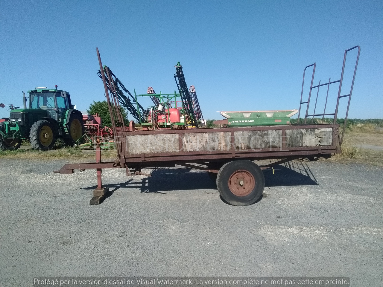 SIMONNEAU BENNE FOURRAGERE 3.5 T - Farm tipping trailer/ Dumper: picture 2 SIMONNEAU BENNE FOURRAGERE 3.5 T - Farm tipping trailer/ Dumper: picture 2