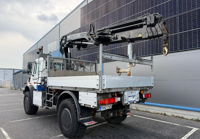 Mercedes-BenzUnimog U5000 + Hiab 099 E-4 - Dropside/ Flatbed truck, Crane truck: picture 3 Mercedes-BenzUnimog U5000 + Hiab 099 E-4 - Dropside/ Flatbed truck, Crane truck: picture 3