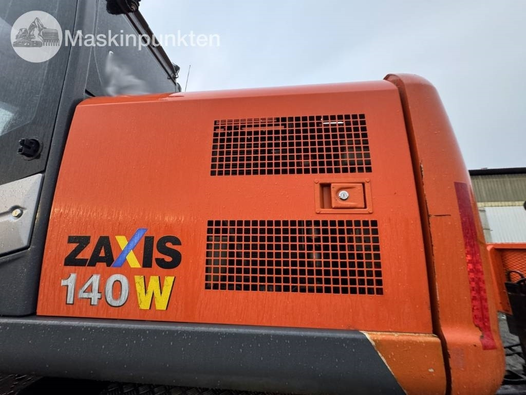 Wheel excavator Hitachi ZX 140 W-3 Med vagn och redskap!: picture 26