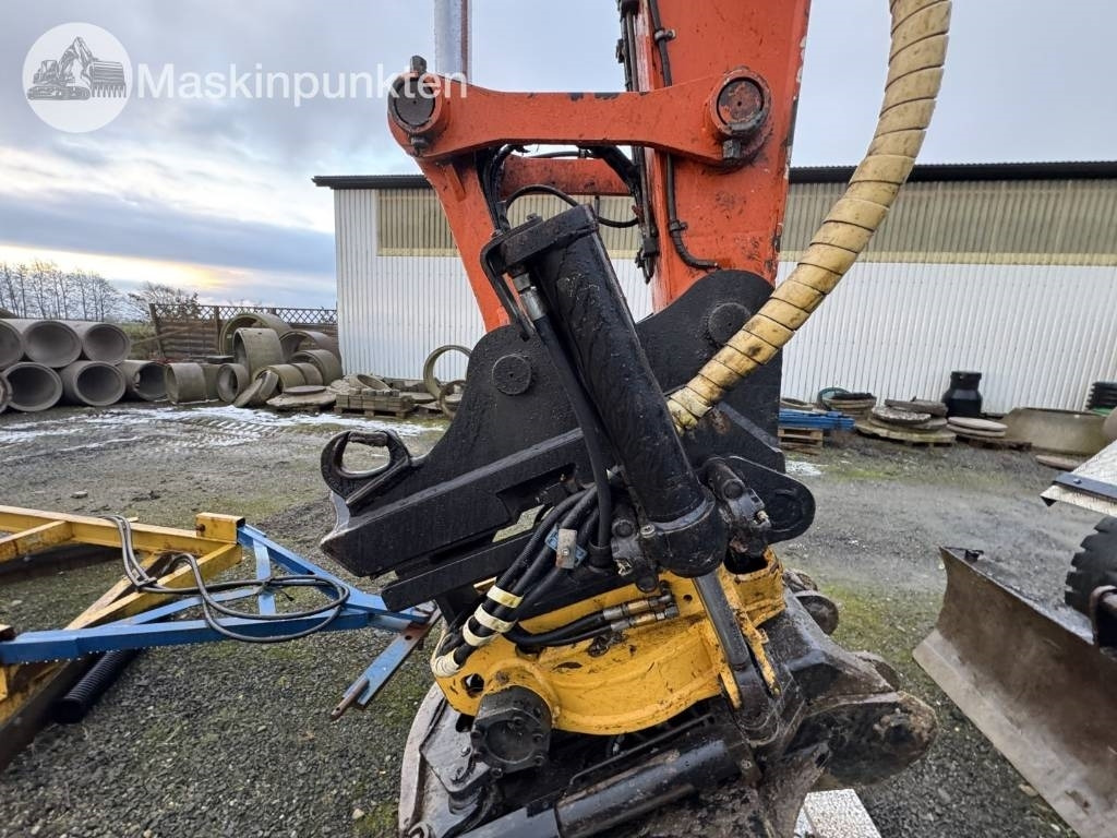 Wheel excavator Hitachi ZX 140 W-3 Med vagn och redskap!: picture 46