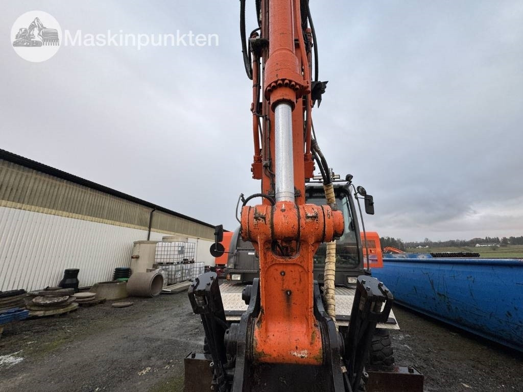Wheel excavator Hitachi ZX 140 W-3 Med vagn och redskap!: picture 49