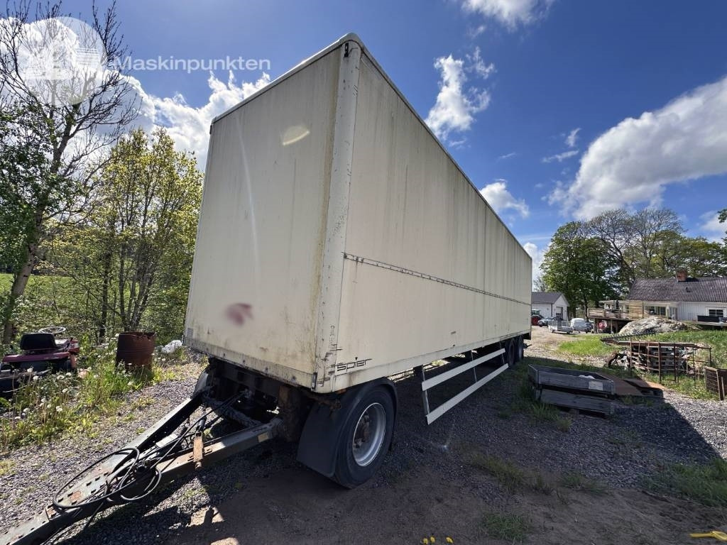 Spier AGL 390 - Closed box trailer: picture 1 Spier AGL 390 - Closed box trailer: picture 1