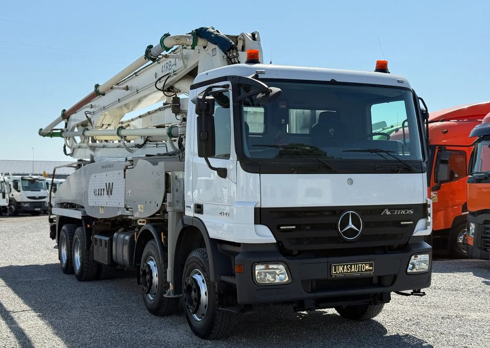 Mercedes-Benz ACTROS 4141 8X4 42 M GOTOWA DO PRACY - Concrete pump truck: picture 3 Mercedes-Benz ACTROS 4141 8X4 42 M GOTOWA DO PRACY - Concrete pump truck: picture 3