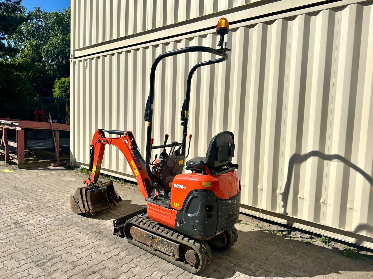Kubota K008-3 / 2021 BJ / 725 H / 4 x Löffel - Mini excavator: picture 3 Kubota K008-3 / 2021 BJ / 725 H / 4 x Löffel - Mini excavator: picture 3