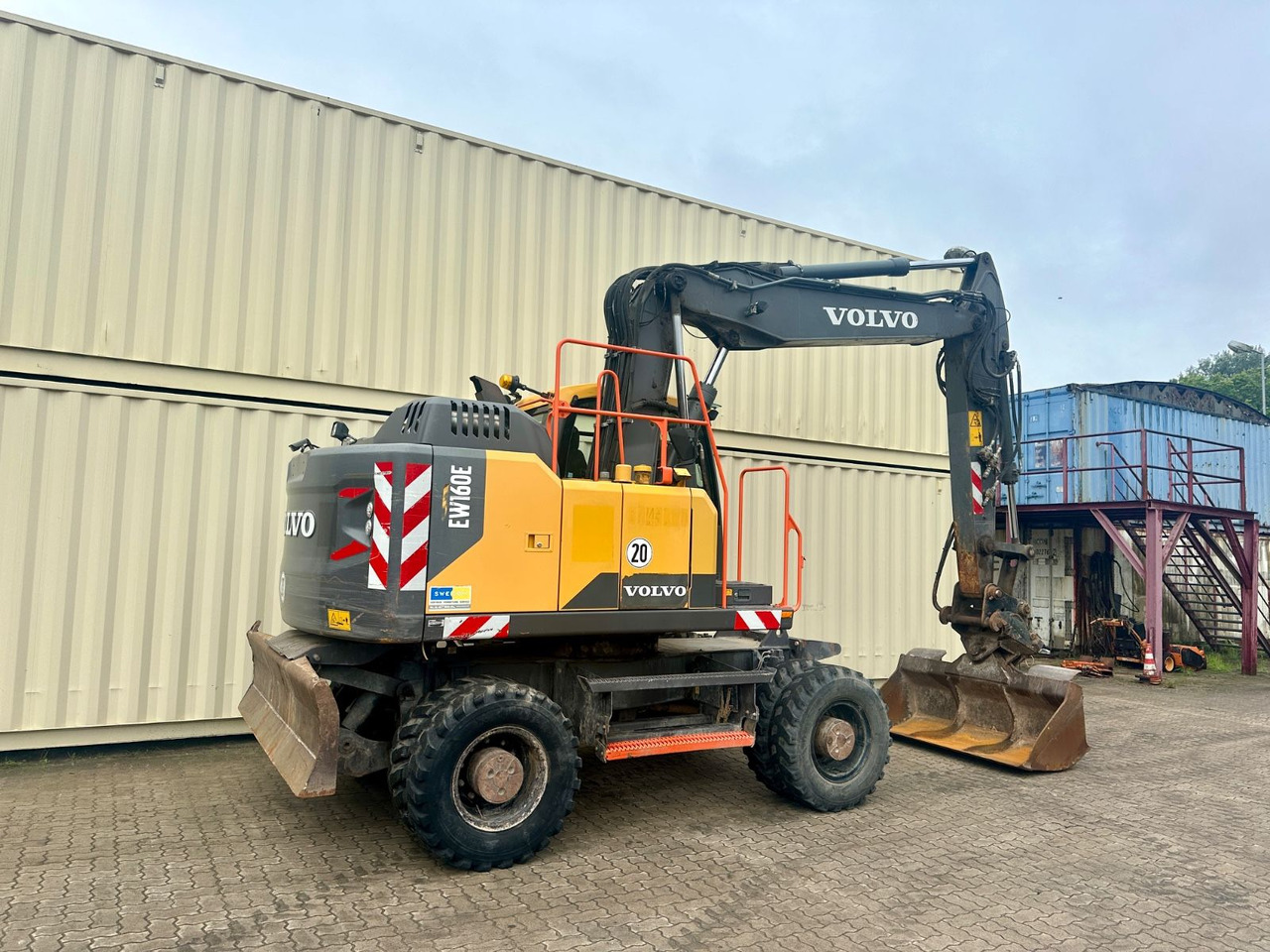 Volvo EW160E / 2016 BJ / Deutsche Maschine - Wheel excavator: picture 3 Volvo EW160E / 2016 BJ / Deutsche Maschine - Wheel excavator: picture 3