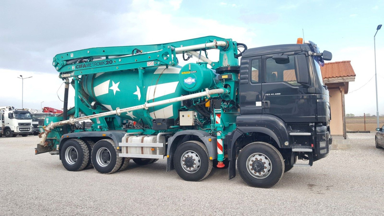 Mixer pump truck MAN TGS 41.480 - 8x6 mit CIFA MK-20: picture 8