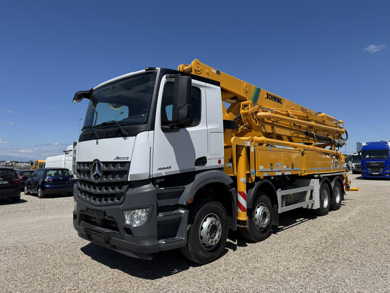 MERCEDES-BENZ AROCS 4442 SCHWING S43SX - Concrete pump truck: picture 3 MERCEDES-BENZ AROCS 4442 SCHWING S43SX - Concrete pump truck: picture 3