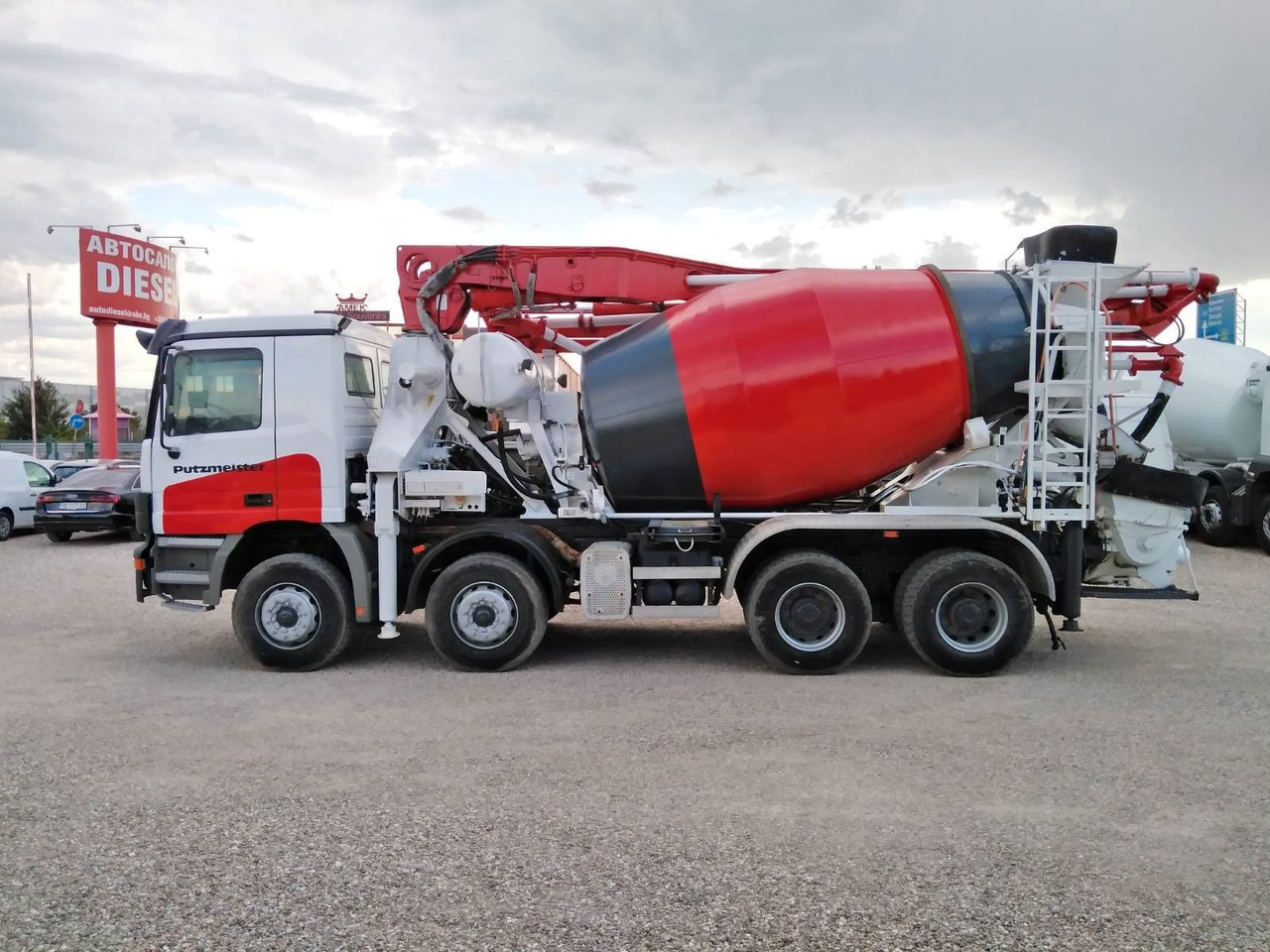 Mercedes-Benz ACTROS 3240 Putzmeister 26.67S - Mixer pump truck: picture 4 Mercedes-Benz ACTROS 3240 Putzmeister 26.67S - Mixer pump truck: picture 4