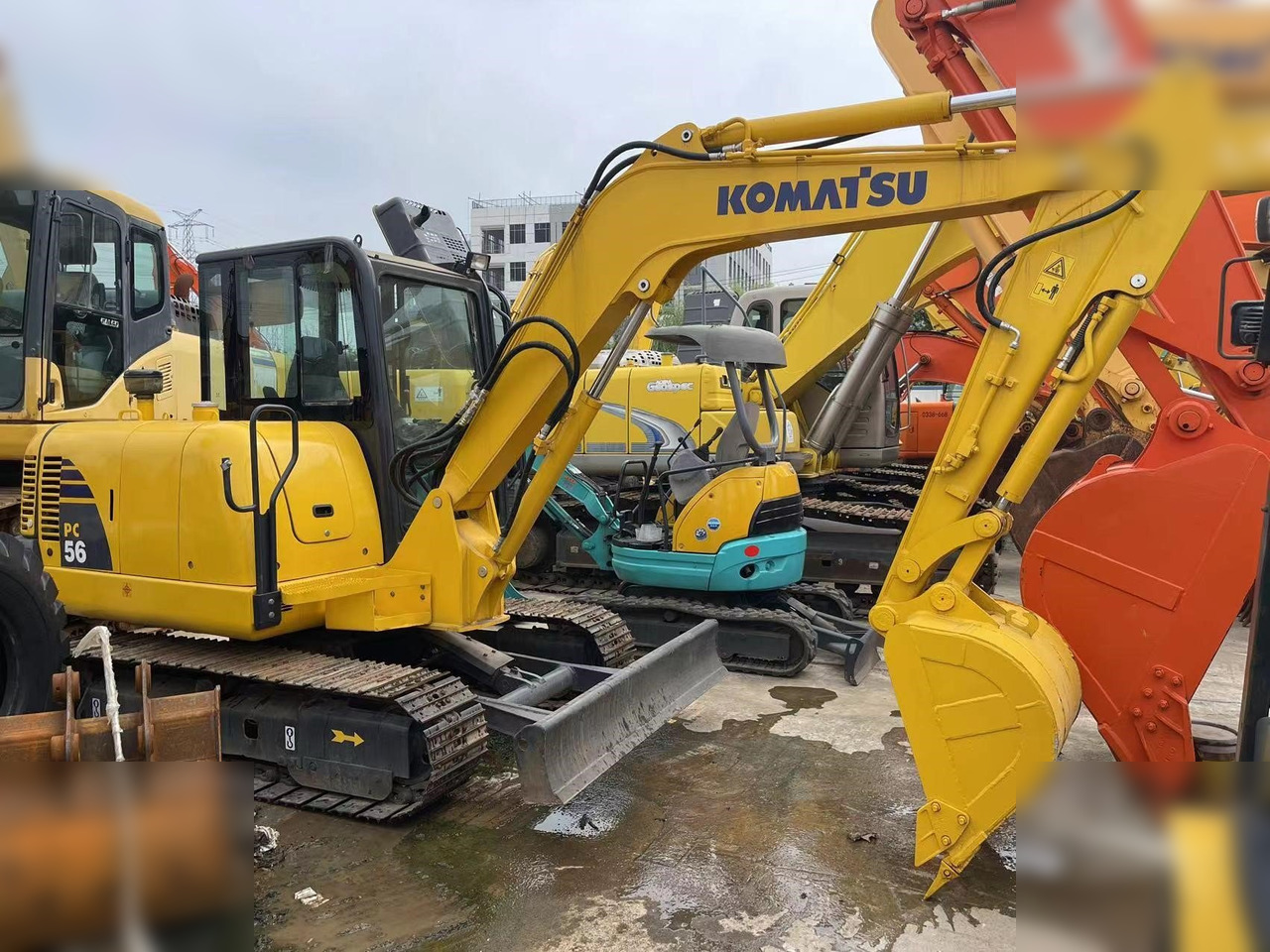 KOMATSU PC56-7 - Mini excavator: picture 1 KOMATSU PC56-7 - Mini excavator: picture 1