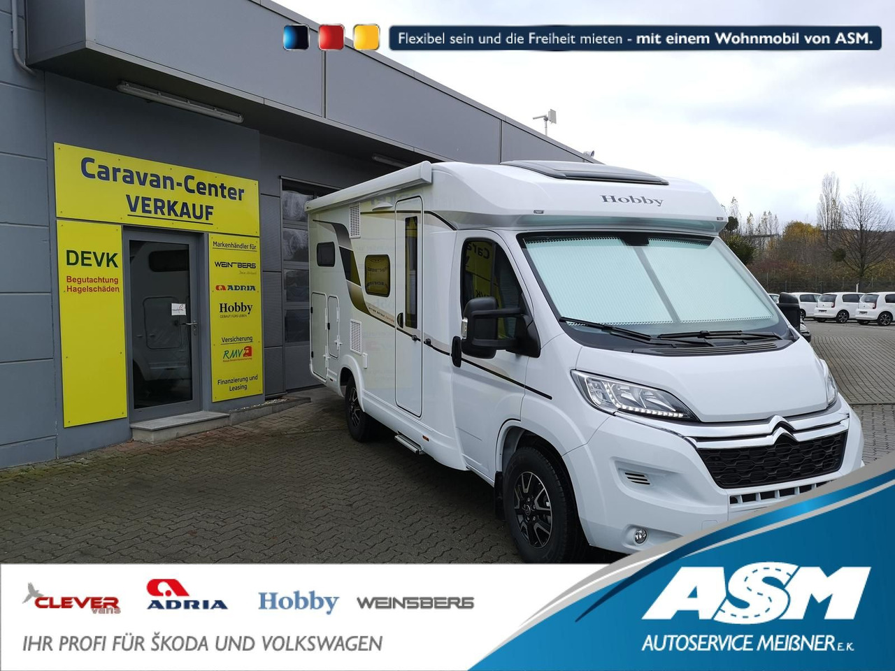 Hobby Optima V65 GE Ontour*AHK*NAVI*MARKISE*SOFORT* - Semi-integrated motorhome: picture 1 Hobby Optima V65 GE Ontour*AHK*NAVI*MARKISE*SOFORT* - Semi-integrated motorhome: picture 1