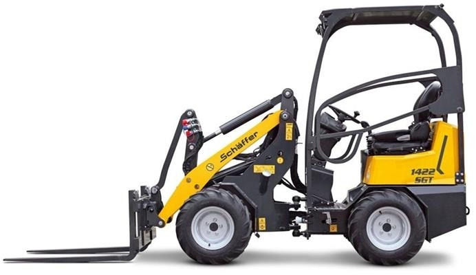 Schäffer 1422 SGT inkl. 100 cm skovl og pallegafler - Compact loader: picture 3 Schäffer 1422 SGT inkl. 100 cm skovl og pallegafler - Compact loader: picture 3