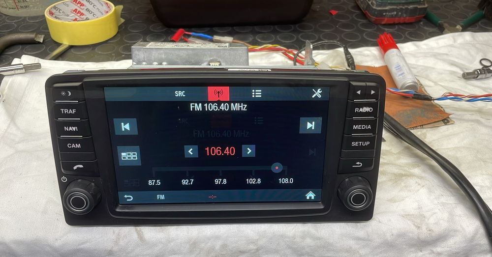 Radio nawigacja MAN TGX TGS euro 6 lift 81.28100-6043 - Cab and interior for Truck: picture 2 Radio nawigacja MAN TGX TGS euro 6 lift 81.28100-6043 - Cab and interior for Truck: picture 2