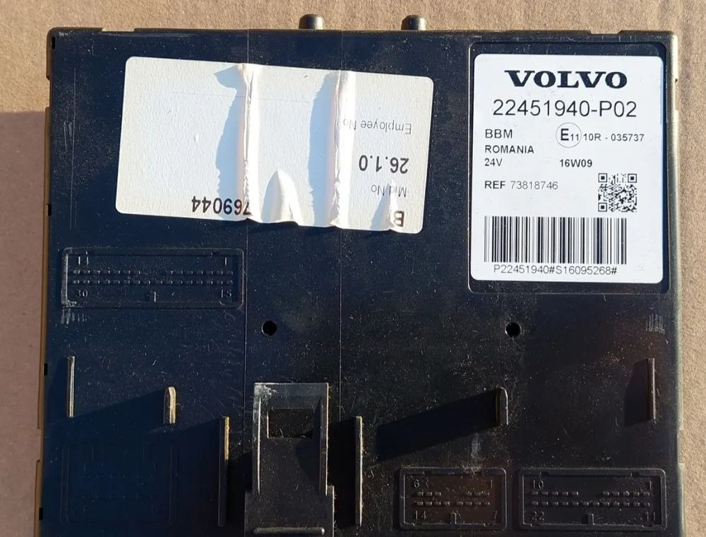VOLVO FH 4 KOMPUTER STEROWNIK BBM - ECU for Truck: picture 1 VOLVO FH 4 KOMPUTER STEROWNIK BBM - ECU for Truck: picture 1