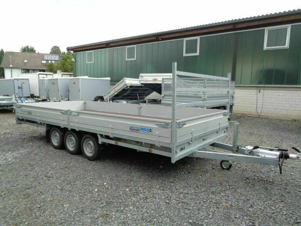 Böckmann Humbaur, Hulco - PKW Anhänger Tridem 3,5 to 5x2,2m - Dropside/ Flatbed trailer: picture 1 Böckmann Humbaur, Hulco - PKW Anhänger Tridem 3,5 to 5x2,2m - Dropside/ Flatbed trailer: picture 1
