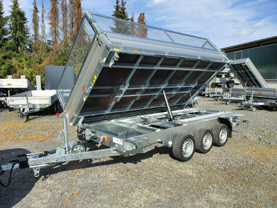 Böckmann PKW-Anhänger Dreiseitenkipper 3,5t DK-AL 4121/35 P T - Tipper trailer: picture 1 Böckmann PKW-Anhänger Dreiseitenkipper 3,5t DK-AL 4121/35 P T - Tipper trailer: picture 1