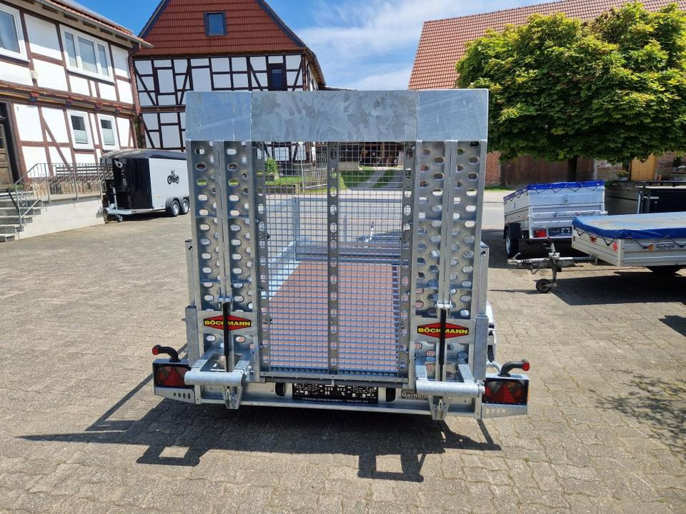Böckmann PKW-Anhänger Maschinentransporter Gitteraufsatz 3,5t - Plant trailer: picture 2 Böckmann PKW-Anhänger Maschinentransporter Gitteraufsatz 3,5t - Plant trailer: picture 2