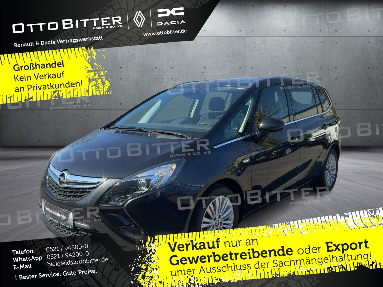Opel Zafira Tourer C 1.6 Innovation CNG ERDGAS 7SITZE - Passenger van: picture 1 Opel Zafira Tourer C 1.6 Innovation CNG ERDGAS 7SITZE - Passenger van: picture 1