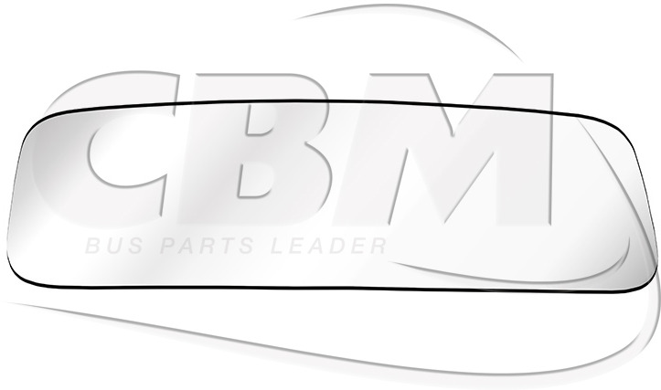 MEKRA MIRROR GLASS - MERCEDES (A9909908809 | A0025455534 | N000000002812 | A3115003288 | A0009876414) - Rear view mirror for Bus: picture 1 MEKRA MIRROR GLASS - MERCEDES (A9909908809 | A0025455534 | N000000002812 | A3115003288 | A0009876414) - Rear view mirror for Bus: picture 1