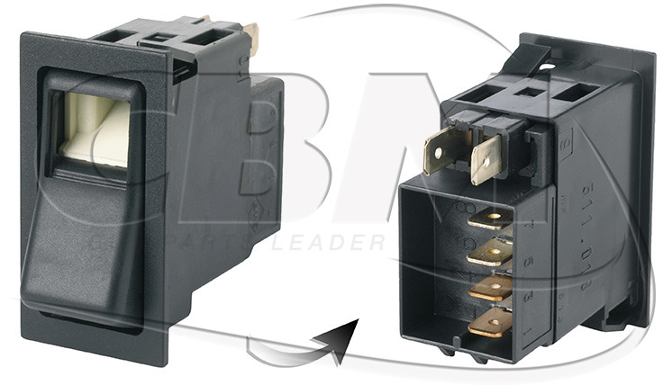 SWF SWITCH FOR DASHBOARD - MERCEDES (A0007602303) - Electrical system for Bus: picture 1 SWF SWITCH FOR DASHBOARD - MERCEDES (A0007602303) - Electrical system for Bus: picture 1