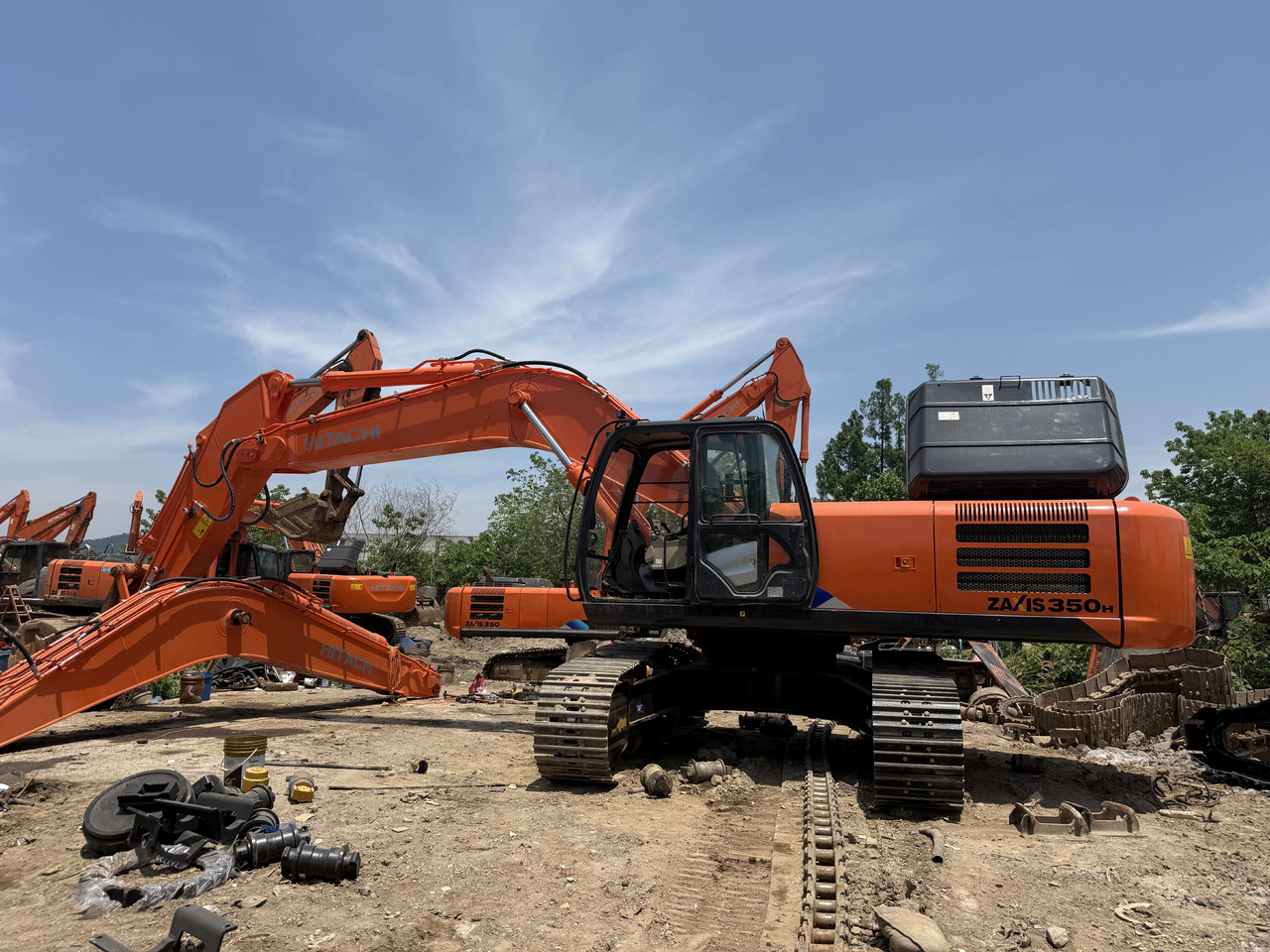 HITACHI Used 350-5g Excavator - Wheel excavator: picture 2 HITACHI Used 350-5g Excavator - Wheel excavator: picture 2