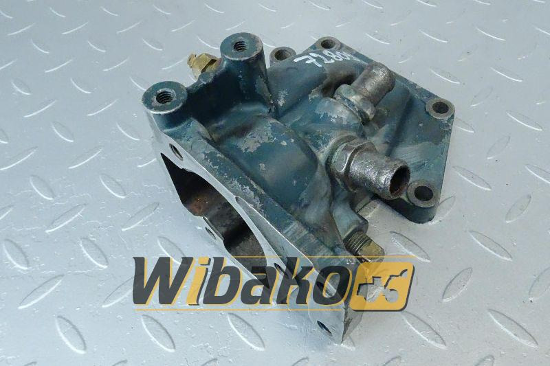 Thermostat housing for engine Kubota V3800 1C011-72707 - Thermostat for Construction machinery: picture 1 Thermostat housing for engine Kubota V3800 1C011-72707 - Thermostat for Construction machinery: picture 1