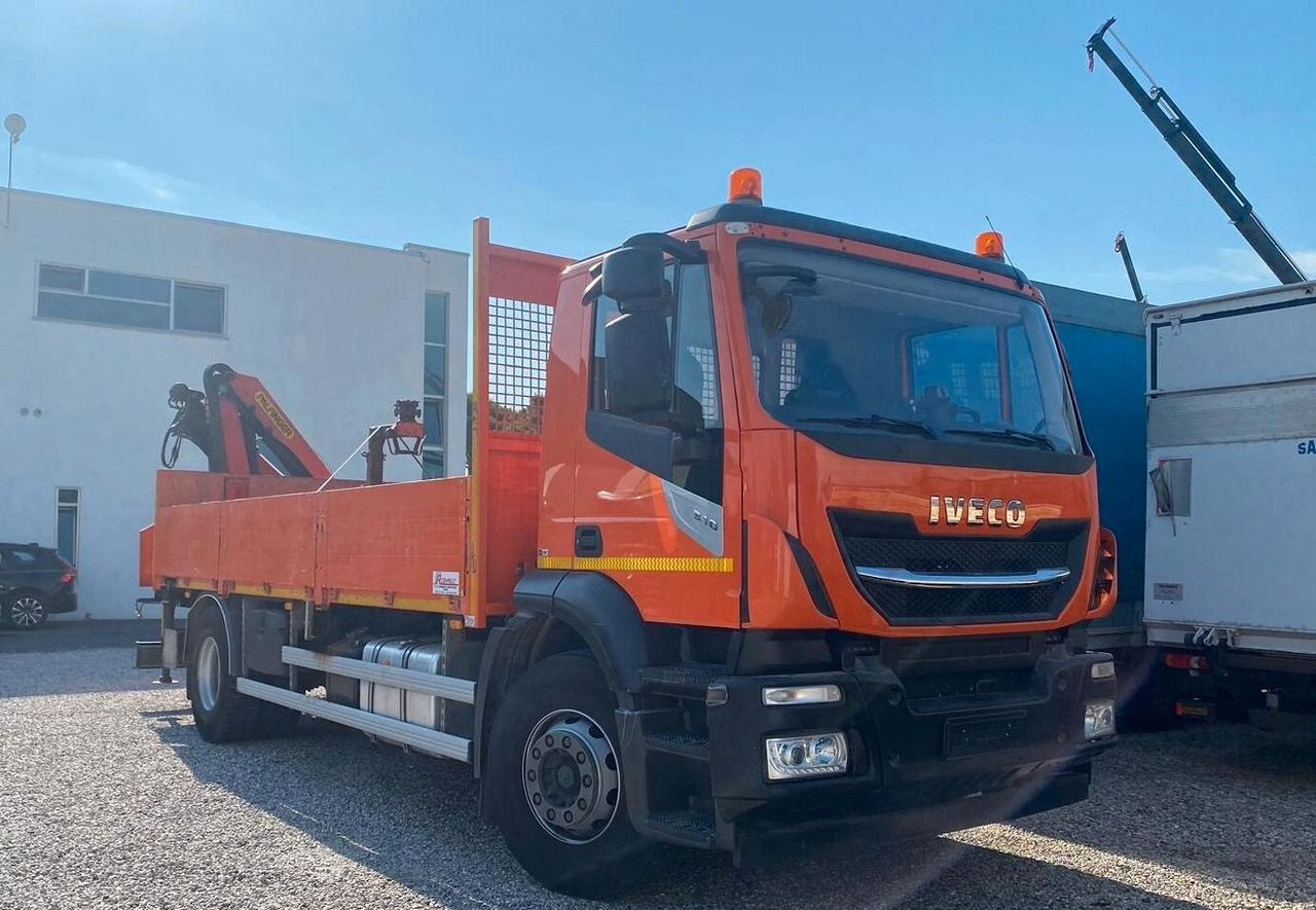 IVECO STRALIS 310 2018 CASSONE FISSO E GRU PALFING - Dropside/ Flatbed truck, Crane truck: picture 1 IVECO STRALIS 310 2018 CASSONE FISSO E GRU PALFING - Dropside/ Flatbed truck, Crane truck: picture 1