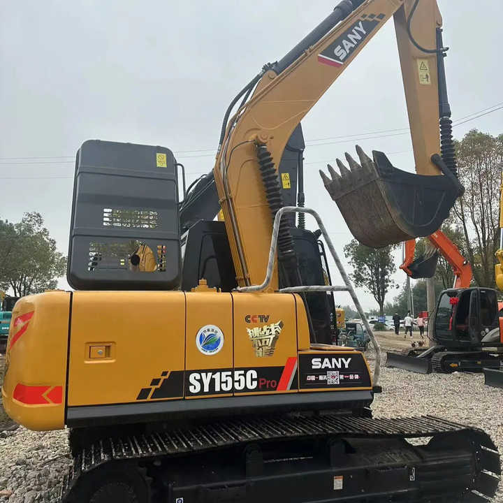 China Brand Used Sany China Brand Used Sany Sy155c Mini Excavator 6ton Crawler Earth Digger Machine for Sale - Mini excavator: picture 1 China Brand Used Sany China Brand Used Sany Sy155c Mini Excavator 6ton Crawler Earth Digger Machine for Sale - Mini excavator: picture 1