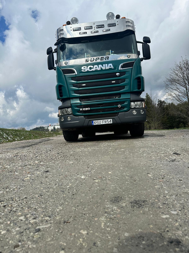 SCANIA R620 - Log truck, Crane truck: picture 1 SCANIA R620 - Log truck, Crane truck: picture 1