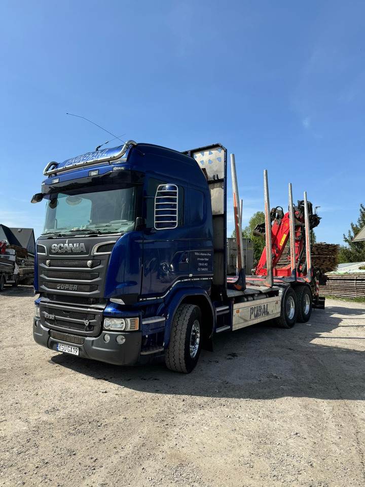 SCANIA R730 - Log truck, Crane truck: picture 3 SCANIA R730 - Log truck, Crane truck: picture 3