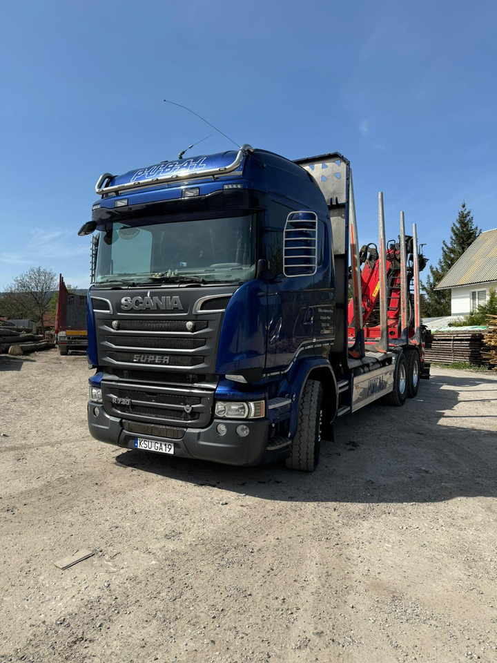 SCANIA R730 - Log truck, Crane truck: picture 1 SCANIA R730 - Log truck, Crane truck: picture 1